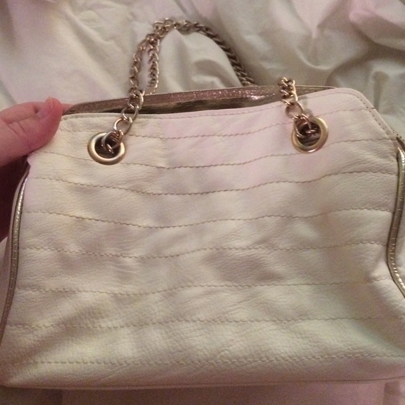 White purse