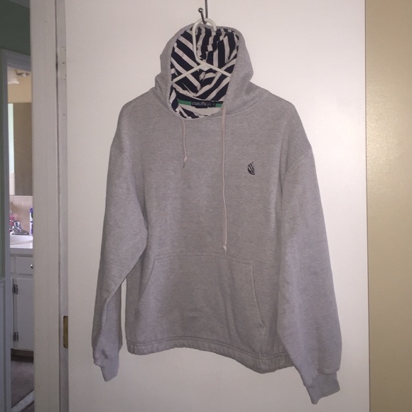 Grey nautica hoodie