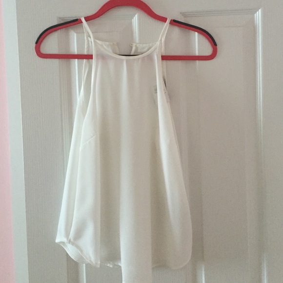 White Abercrombie Tank