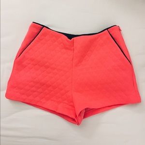 Pacsun neon coral shorts
