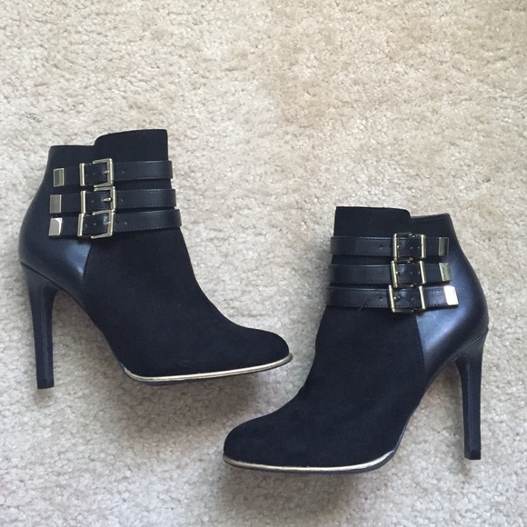 Sam & Libby Black Booties
