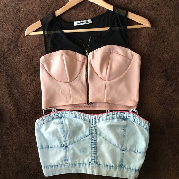 2 Tops Mystic brand & American Eagle Outfitters.