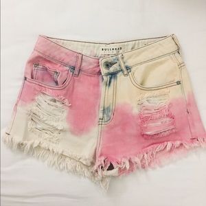 Pacsun high rise denim shorts