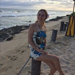 Hawaiin themed romper