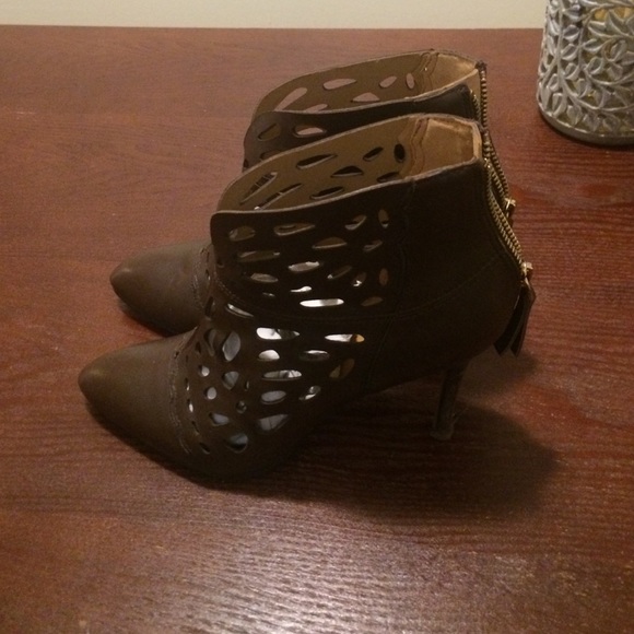 Caged booties