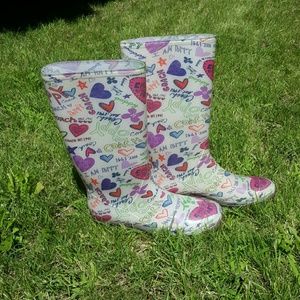🌺SALE🌺Coach Poppy Rain Boots