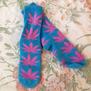 HUF Blue & Pink Socks
