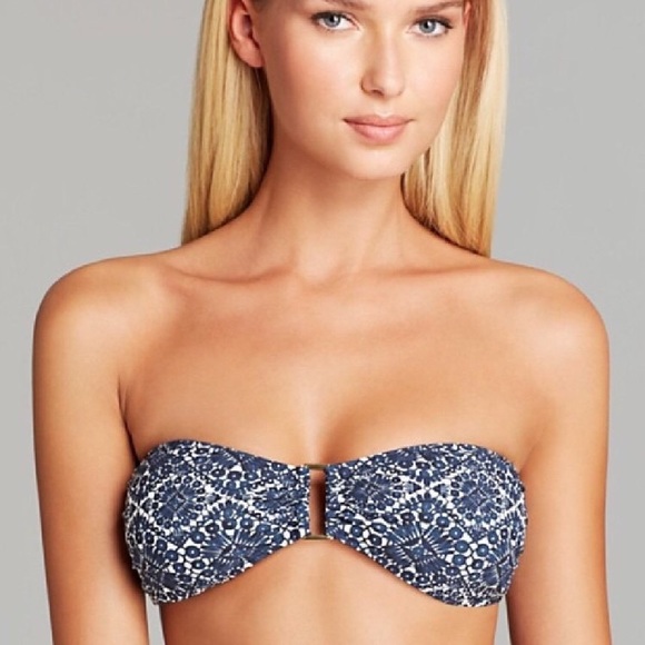 Tory Burch Other - Tory Burch Marghetita Bandeau Castillo bikini top