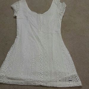 White lace dress