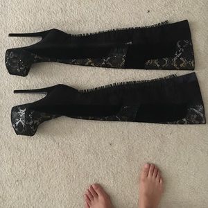 Super High Thigh High Bakers Boots