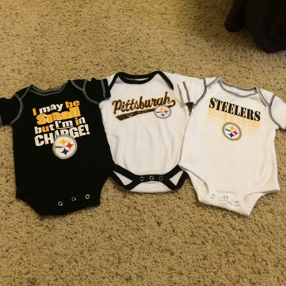 Steelers Onesies size 0-3