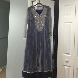 Pakistan woman frock/gown (party wear)