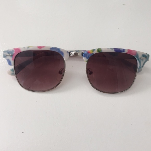 Floral Browline Sunglasses