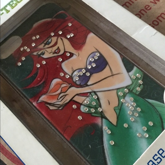 The Little mermaid blinged out phone case