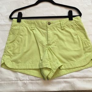 Neon green BR Martin fit shorts
