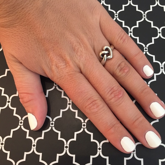 James Avery heart knot ring