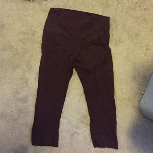 Lululemon wunder under crop- purple