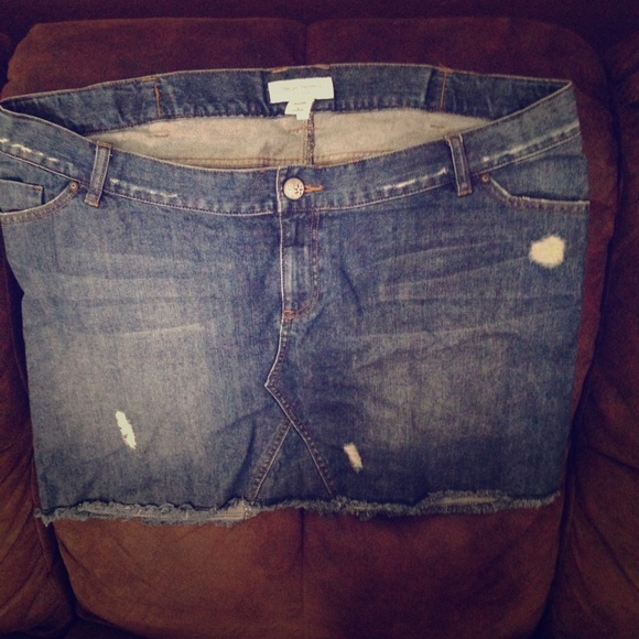 Maternity jean Skirt