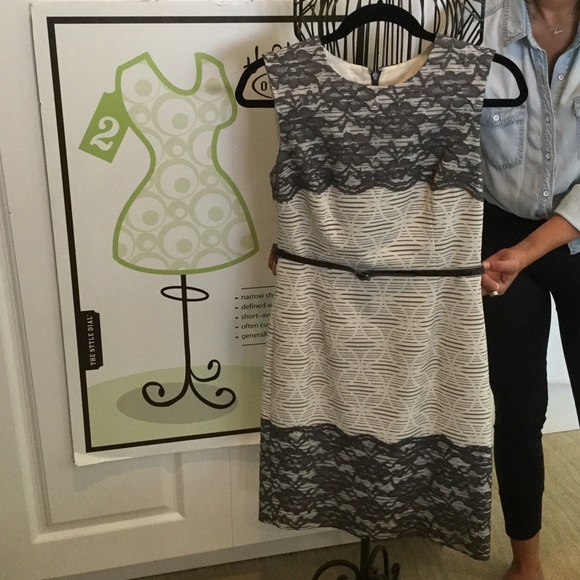 Maggy London Belted Dress - Picture 2 of 4