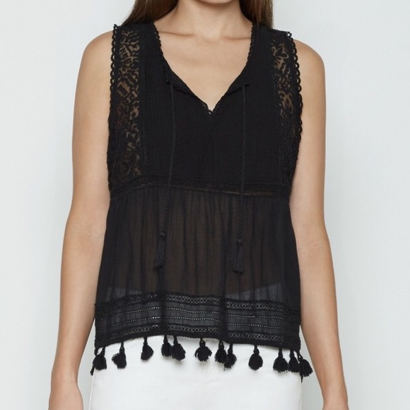 Joie Owen Top in caviar
