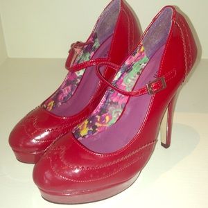 Madden Girl Red Mary Jane Pumps