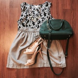 Forest Green Merona Crossbody Purse