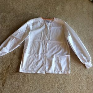 New without tags! White scrub jacket