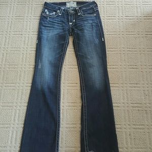 Big Star Liv dark wash boot cut jeans 26 R