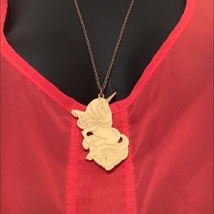 Me & Xena Unicorn Necklace