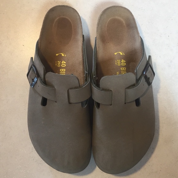 Birkenstock Shoes - Birkenstock Grey Clogs