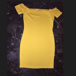 Simple off the shoulder dress