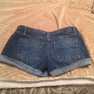 Blue jean shorts from forever 21