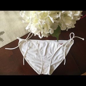 Pretty white bikini bottom