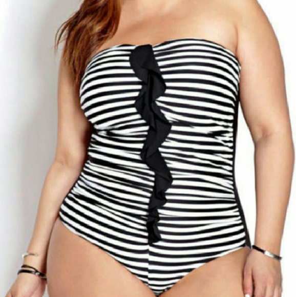 F21 Plus One piece swimsuit
