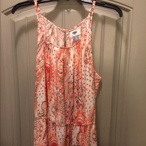 Paisley Print Maxi Dress