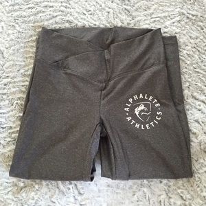 Alphalete Charcoal Grey Workout Capris