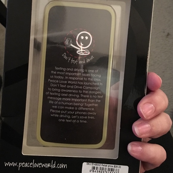 iPhone 5 Peace love world "I am eternal life" case - Picture 3 of 3