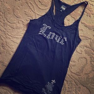 Faith Tank with rhinestones