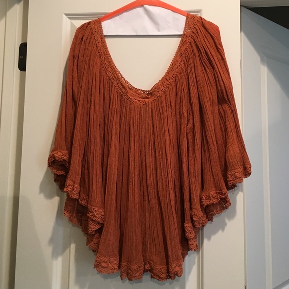Jens pirate booty burnt orange tunic