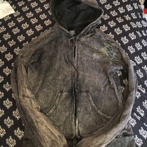 •Distressed Hoodie•