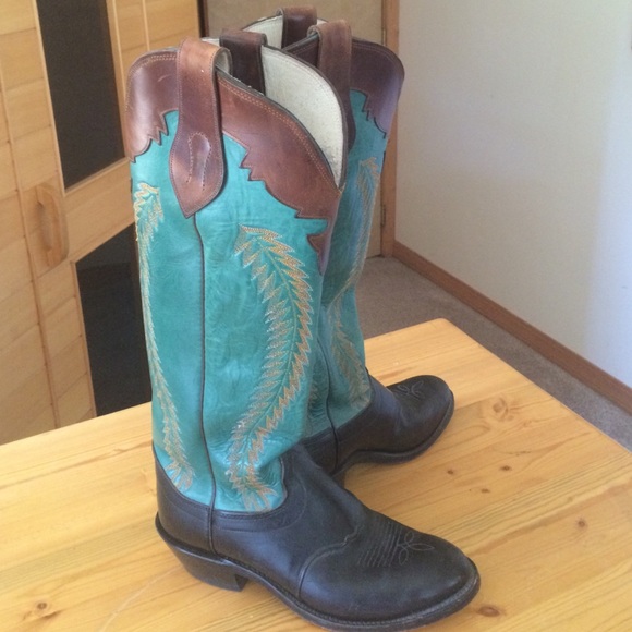 Turquoise Olathe Cowboy boots
