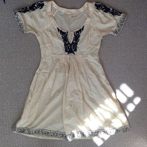 Emma Caine Linen Cream Dress