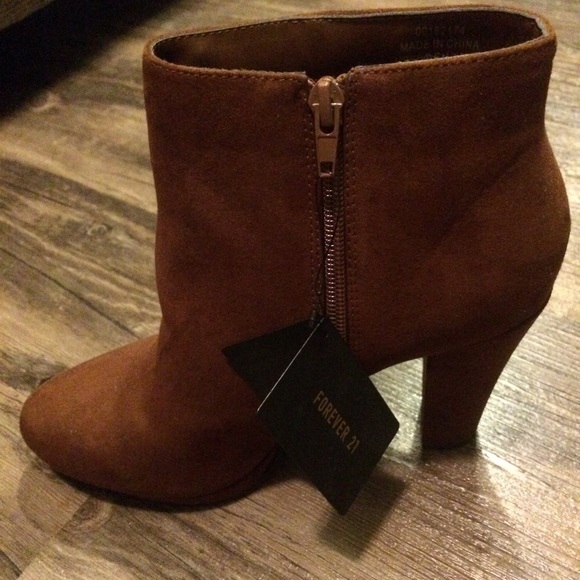 Brown Suede Ankle Boots