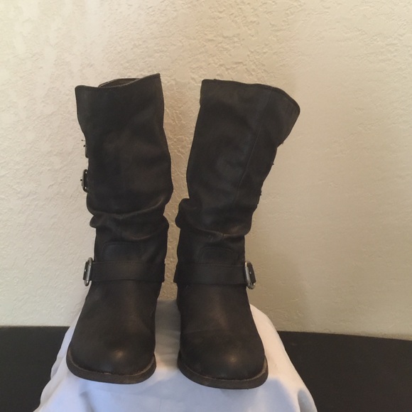Rocket Dog Buckle boots