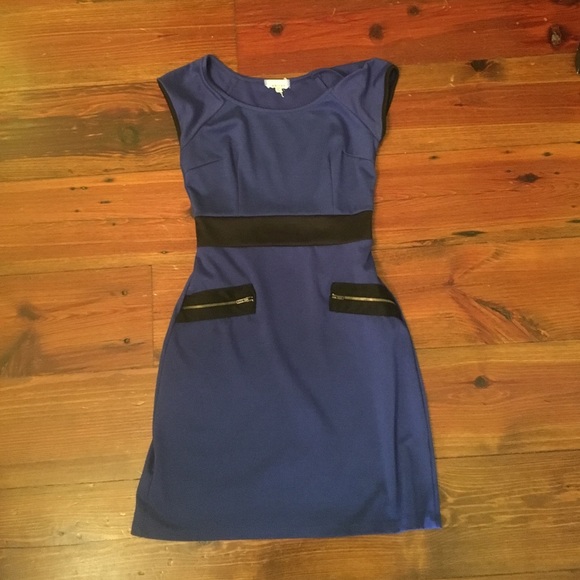 Monteau Dresses & Skirts - Royal blue and black dress