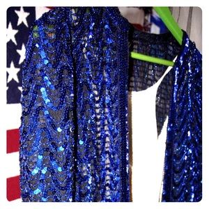 #blue #sequins #blazer #vintage1987