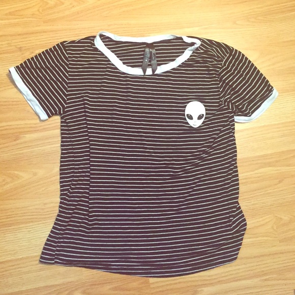 Striped Alien T