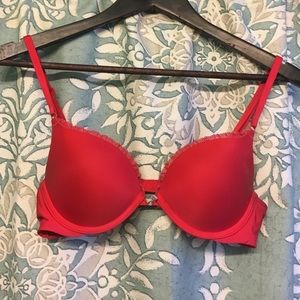 Red Victoria's secret 34B bra