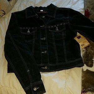 Faded Black Jean Jacket