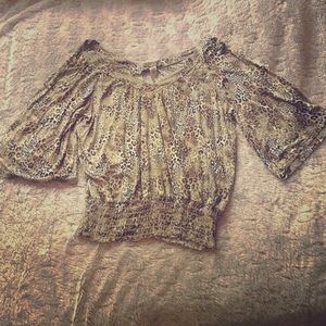 Cute Cheetah Blouse